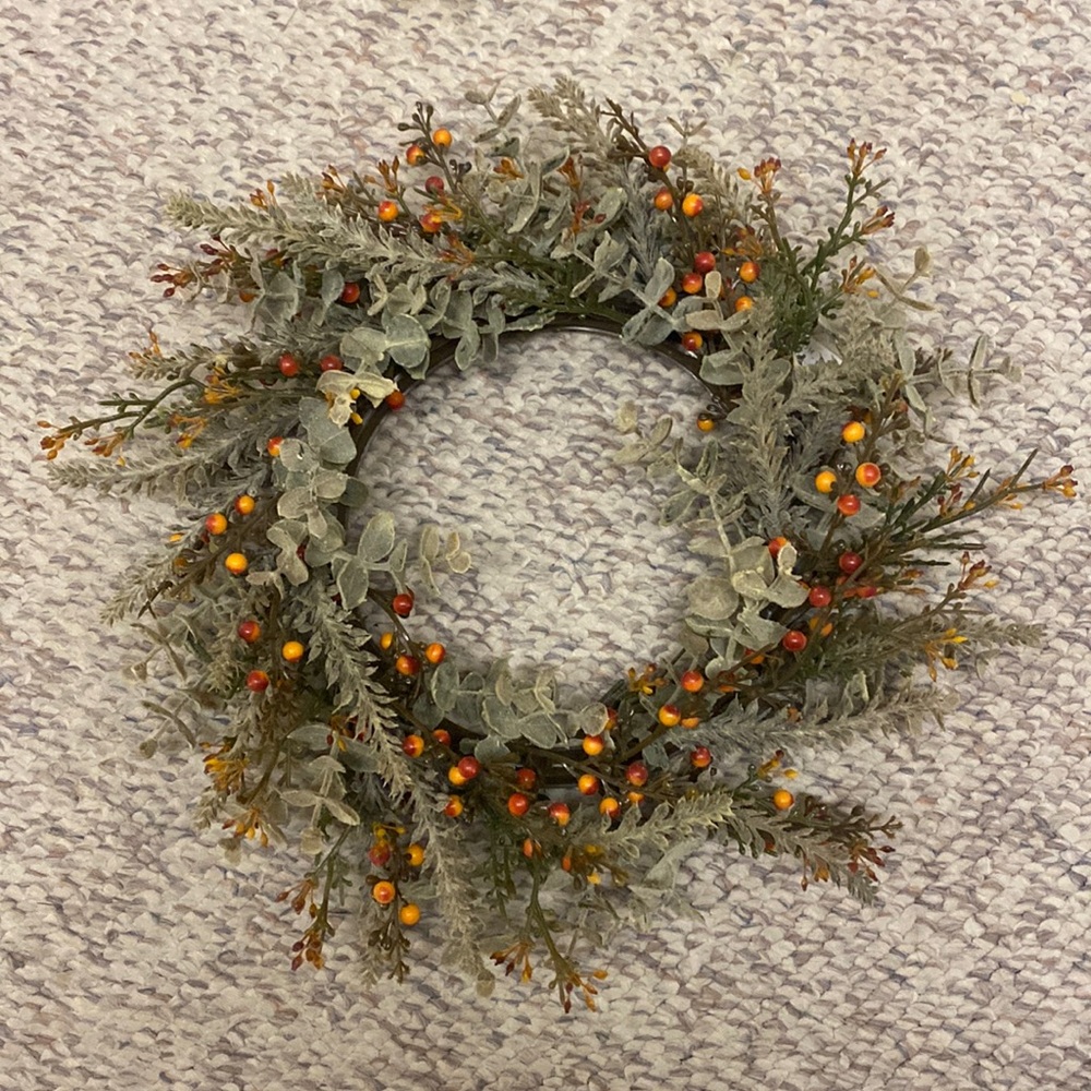 Eucalyptus Candle Ring Rusty